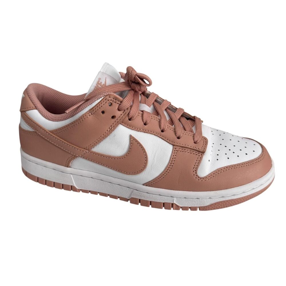 Nike Dunk Low Rose Whisper Shoes Womens 8.5 Pink White Sneakers DD1503-118